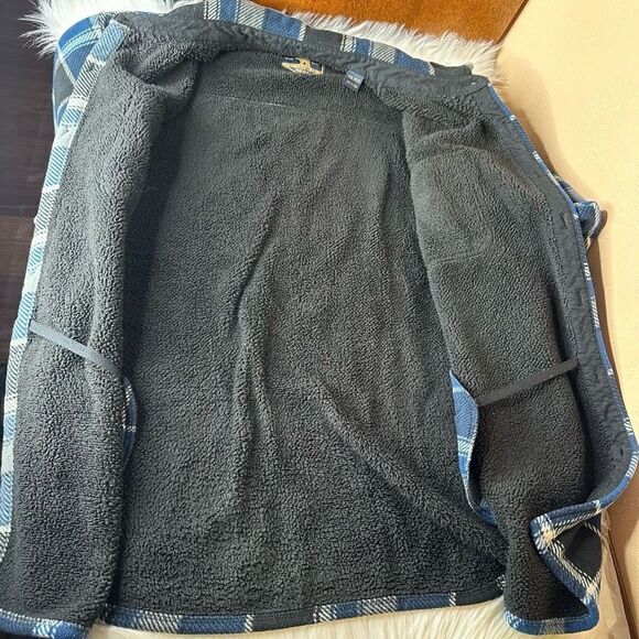 Freedom Foundry Men's Plaid Fleece Jackets Super Plush Sherpa Lined Shacket Size - Picture 8 of 10